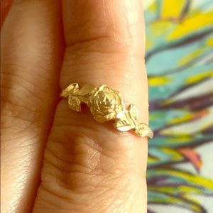 14k solid yg rose ring